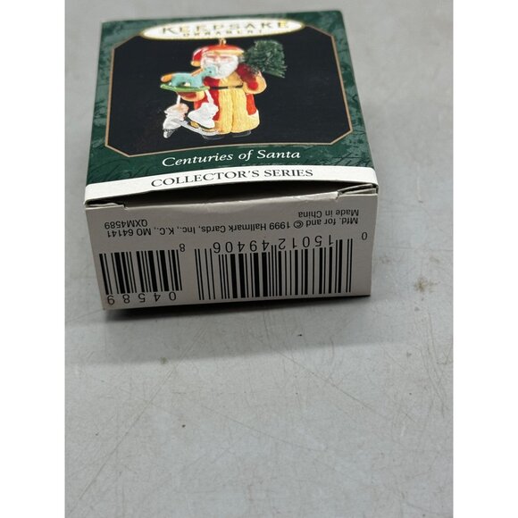 Hallmark Keepsake Ornament 1999 Centuries Of Santa Collectors Series Miniature - Picture 3 of 7